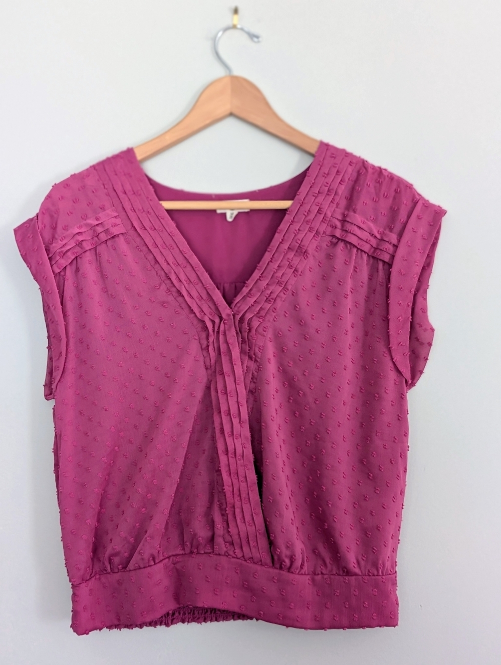 Mason & Belle | Medium | Deep Rosie Mauve Top | NWOT